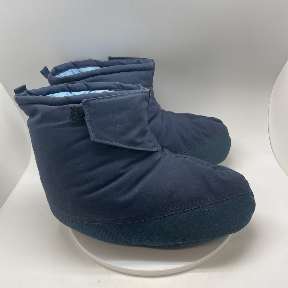 VTG Parbat High Mountaineering‎ Mens XL Puffy Camping Boots Shoes Quilted Blue